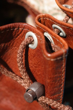 camel leather bag