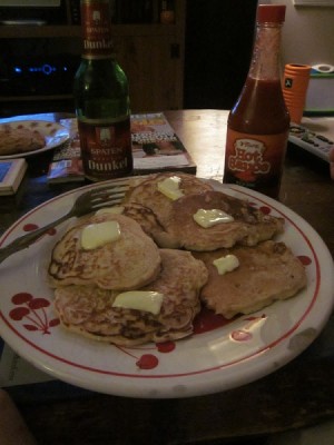 potato pancakes on plate