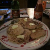 potato pancakes on plate