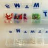 Pill Organizer for Beads and Findings - two daily pill organizers with beads and findings sorted into the separate containers