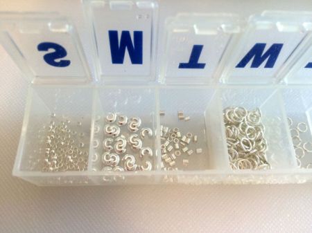 Pill Organizer for Beads and Findings - beads in pill organizer