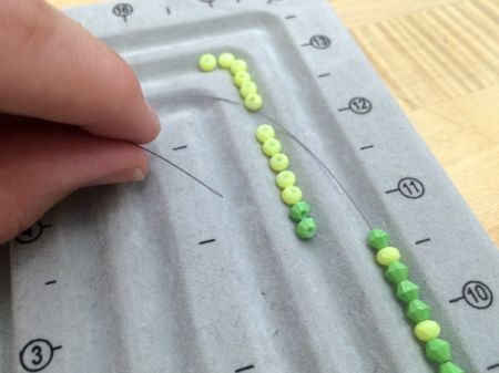 Simple Asymmetrical Beaded Necklace