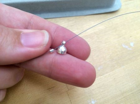 Simple Asymmetrical Beaded Necklace