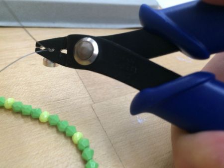 Simple Asymmetrical Beaded Necklace