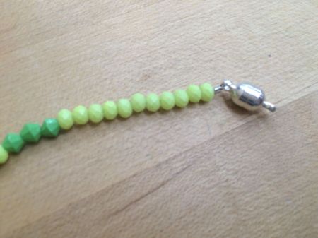 Simple Asymmetrical Beaded Necklace