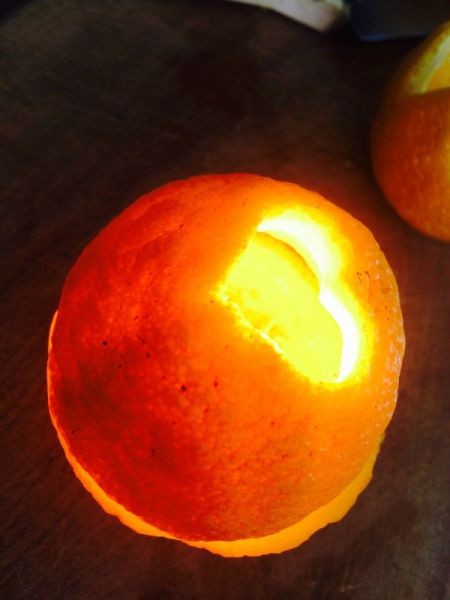 Making an Orange Candle