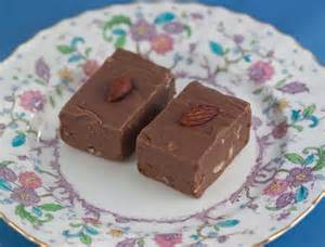pudding squares on plate