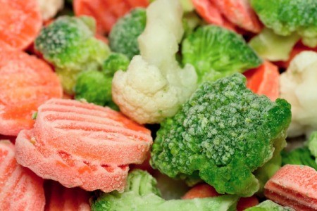 frozen veggies.