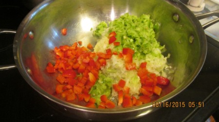 pan of veggies