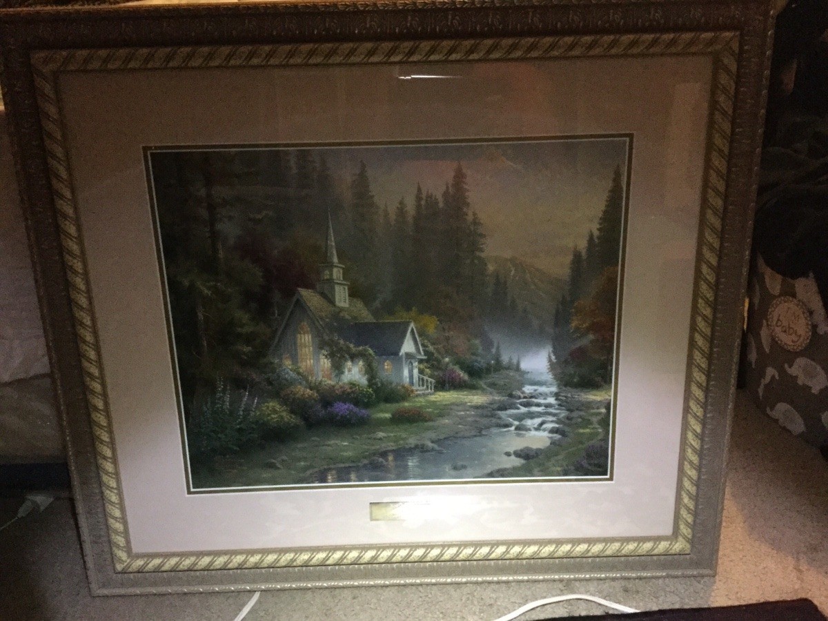 Finding The Value Of A Thomas Kinkade Print ThriftyFun   Value Of Thomas Kinkade Print X2 