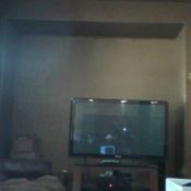 TV wall nook