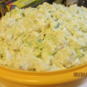 Old Fashioned Potato Salad - salad in bowl