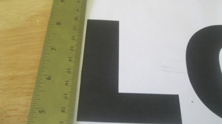 "Love" Letters Framed Art