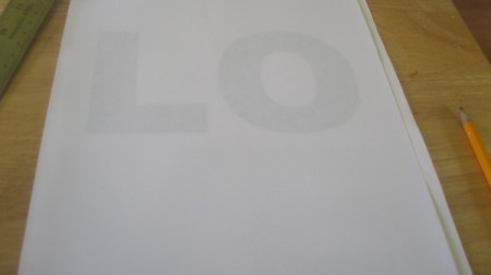 "Love" Letters Framed Art