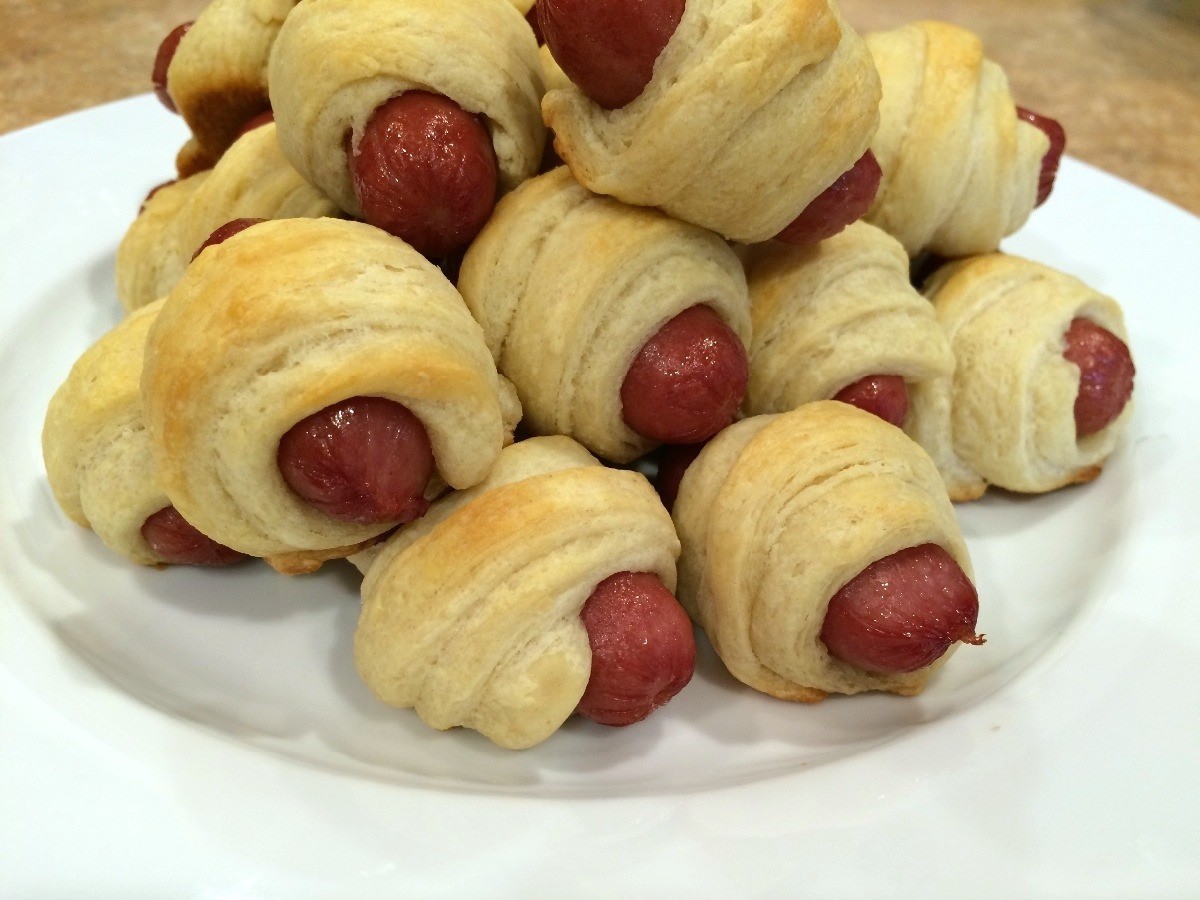 Crescent Roll Pigs in a Blanket ThriftyFun