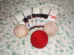 balls and essential oils