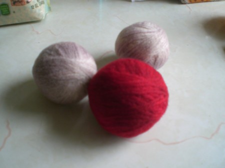 Homemade Wool Dryer Balls