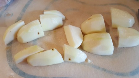 chopped spuds