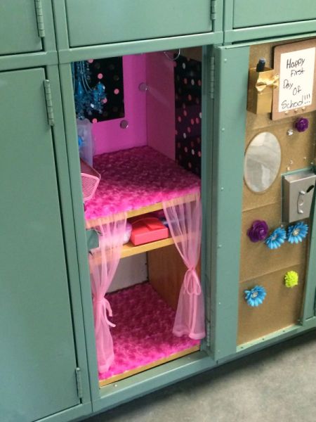 Wooden Locker Shelves