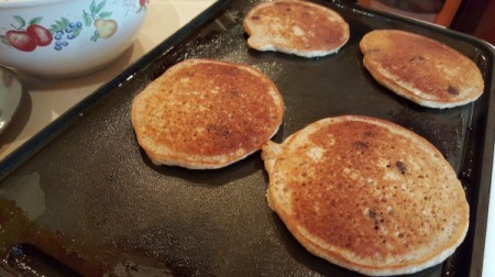 flipped pancakes