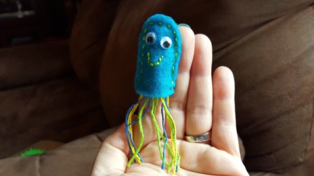 Jellyfish Finger Puppet