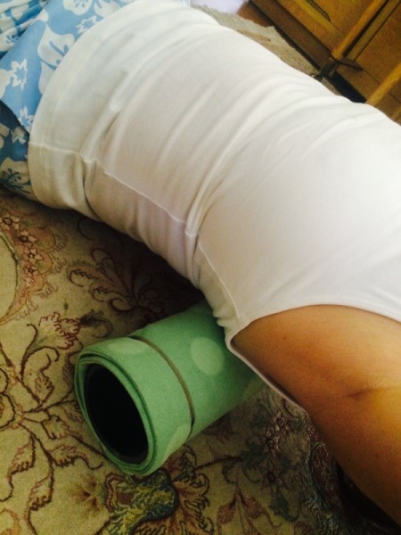 DIY Workout Foam Roller