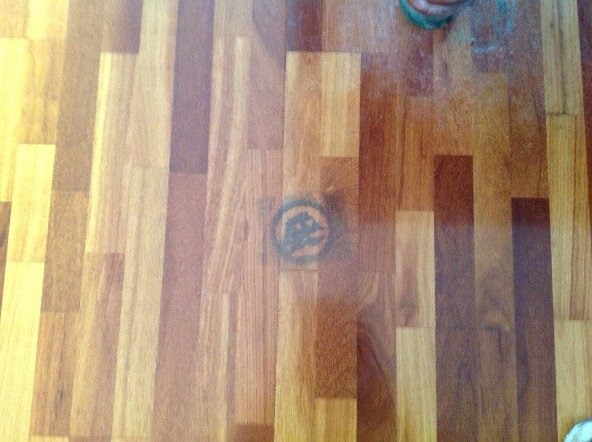 dog urine stain hardwood floor