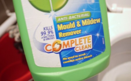 Cleaner for the toilet.