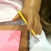 American Girl Pencils and Clipboard