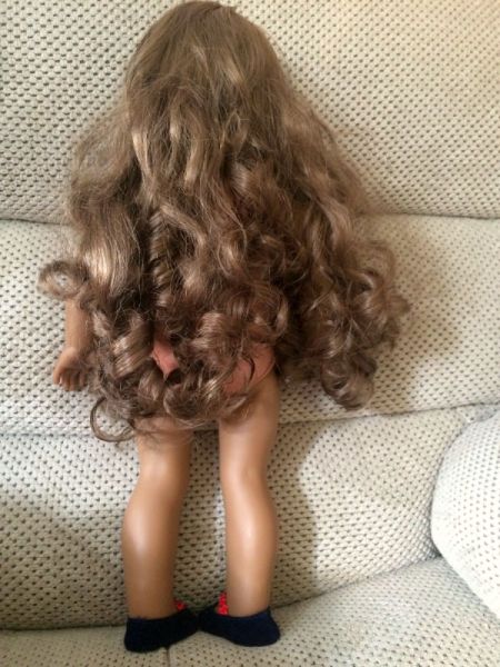 Pin Curling an American Girl Doll's Hair