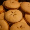 A heaping plate of apple pie cookies.