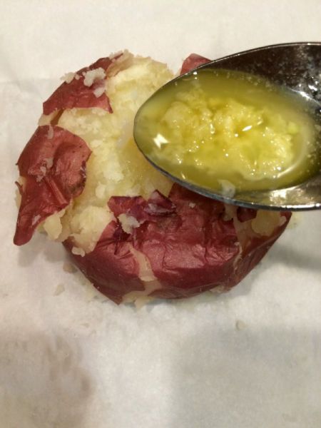 Cheesy Smashed Potatoes