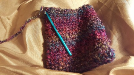 Small Cross-body Crochet Purse