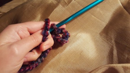 Small Cross-body Crochet Purse