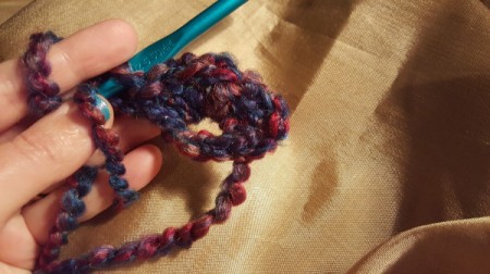 Small Cross-body Crochet Purse