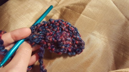 Small Cross-body Crochet Purse