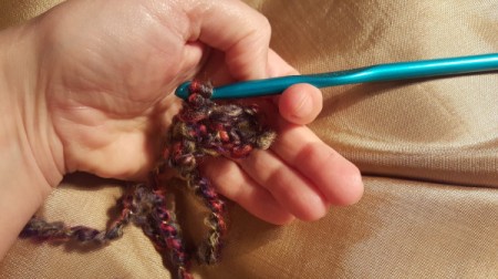 Small Cross-body Crochet Purse