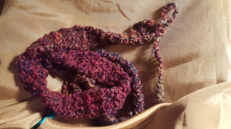 Small Cross-body Crochet Purse