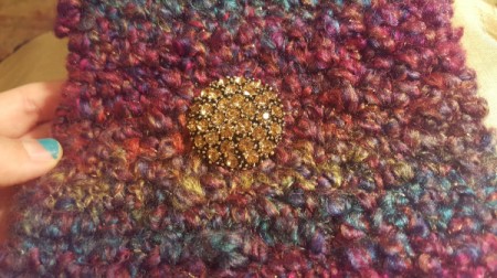 Small Cross-body Crochet Purse