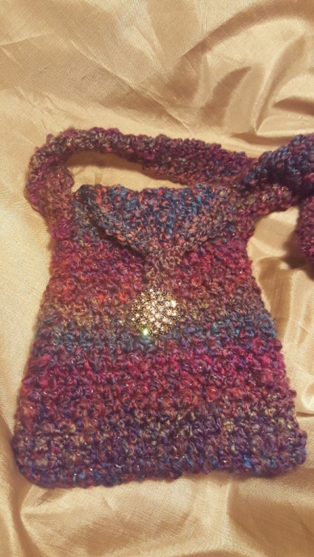 Small Cross-body Crochet Purse