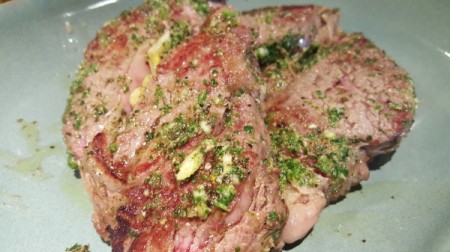 herbed steaks
