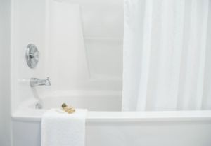 fiberglass tub and shower