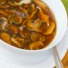 broth based mushroom soup