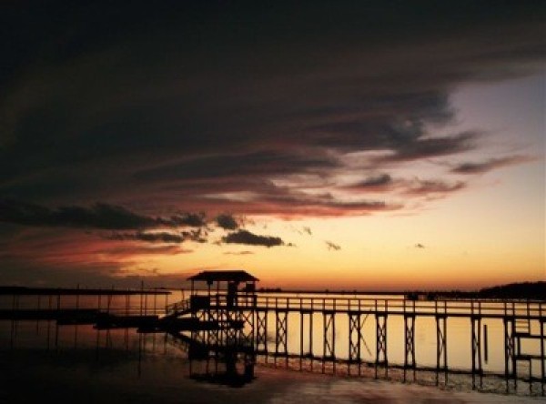 Sunset on the Steinhatchee River.