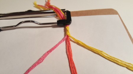 Sherbet Swirl Friendship Bracelet