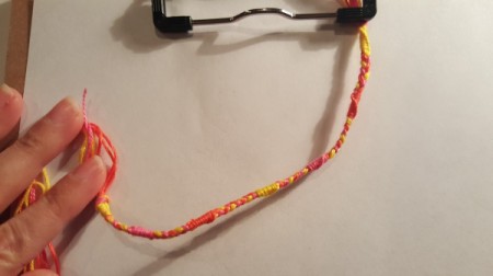 Sherbet Swirl Friendship Bracelet