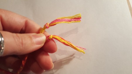 Sherbet Swirl Friendship Bracelet