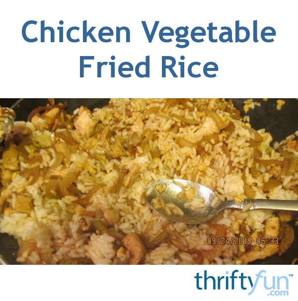 Chicken Vegetable Fried Rice Recipe | ThriftyFun