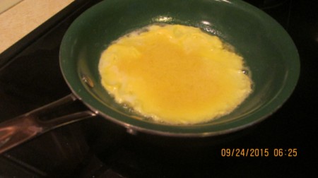 egg in pan