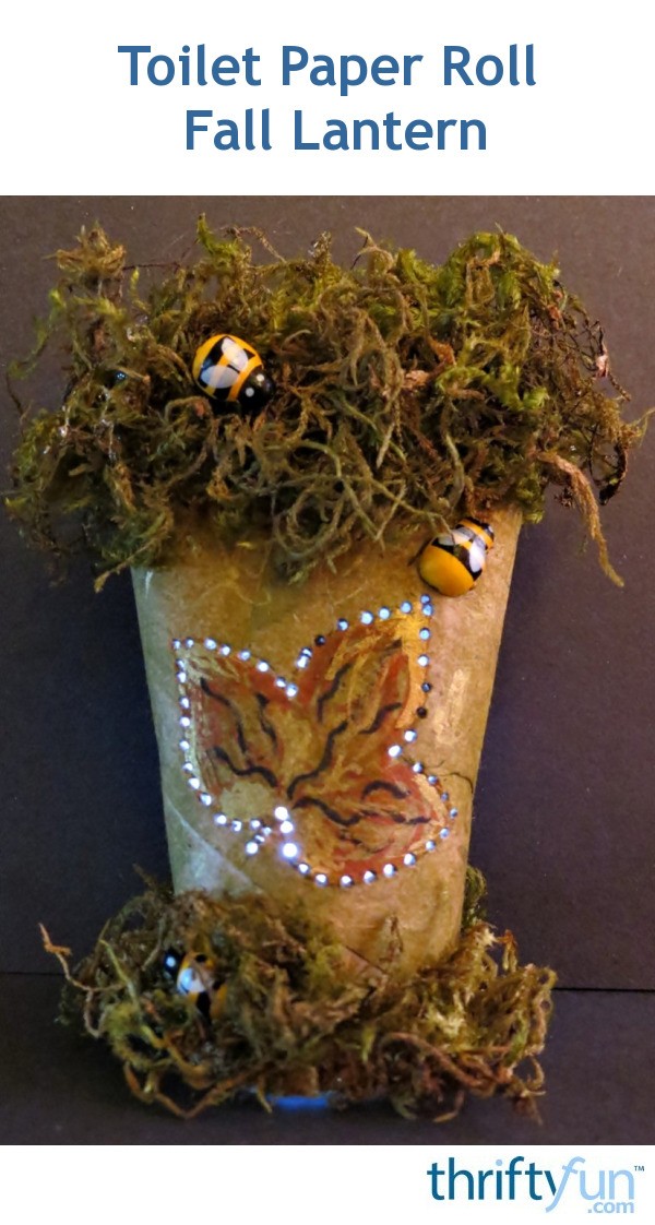 Toilet Paper Roll Fall Lantern | ThriftyFun